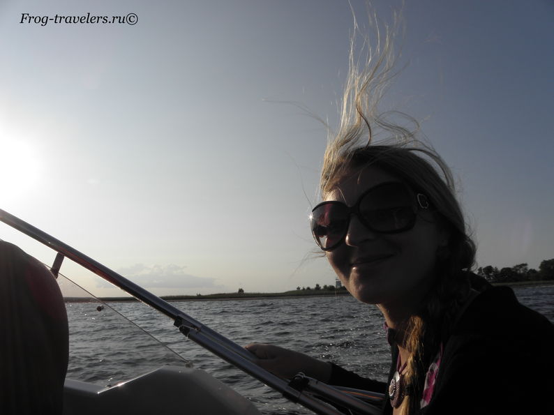 На катере по Ладожскому озеру