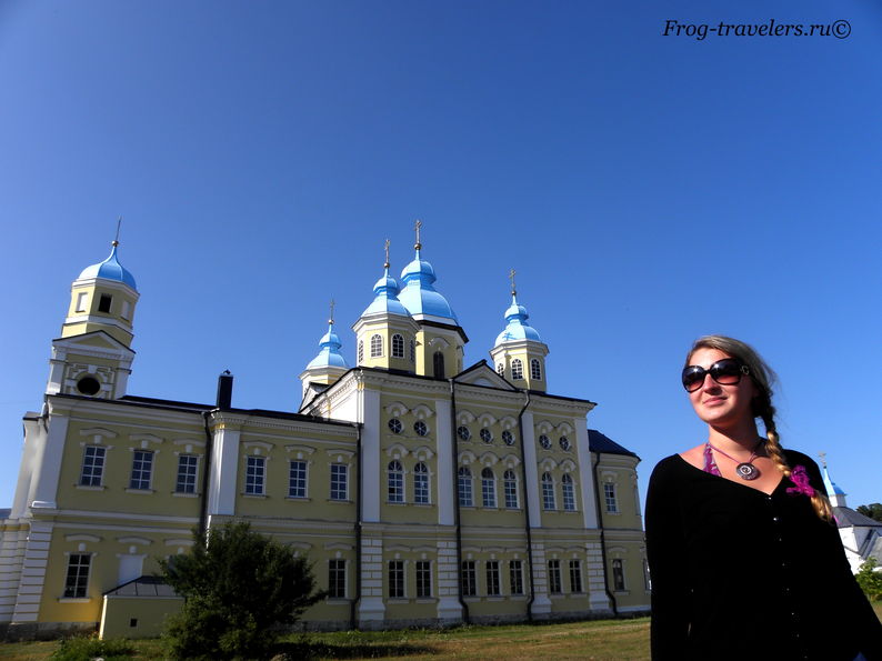 Марина Саморосенко в Коневецком монастыре