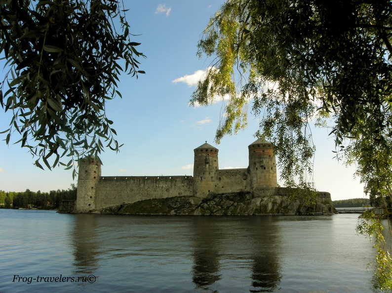 Финляндия Савонлинна крепость Олафсборг фото