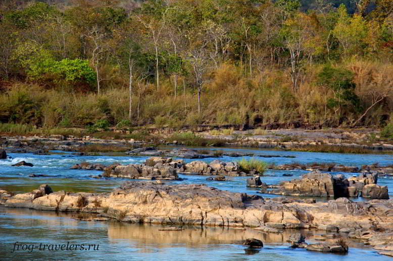 Пороги на реке Секонг Лаос