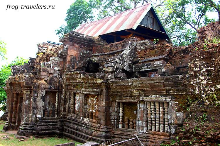 Руины Wat Phou Лаос