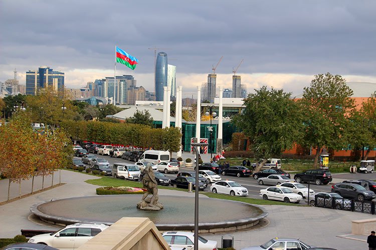 Движение в центре Баку