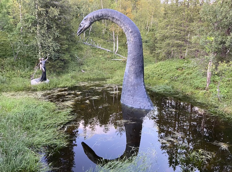 Таинственный лес в летний сезон