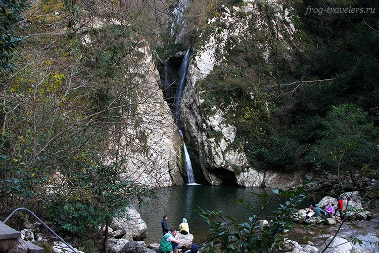 Второй Агурский водопад