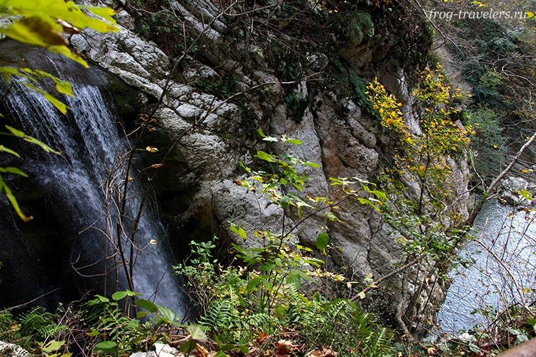 Вершина Второго Агурского водопада